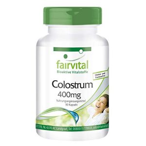 Colostrum fairvital 400mg, BSE-frei, 30% Immunglobuline, 90 Kaps.