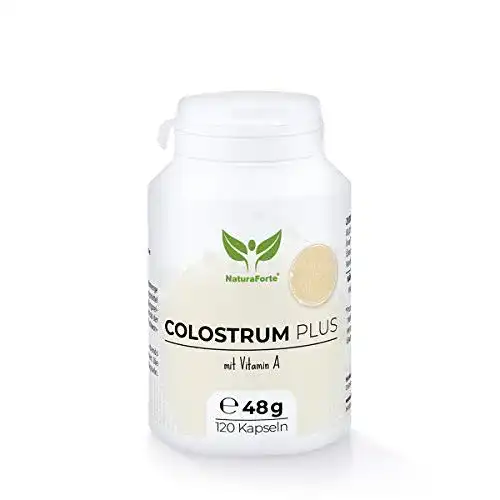 Colostrum NaturaForte Kapseln Plus 120 Stück, vegane Kapsel