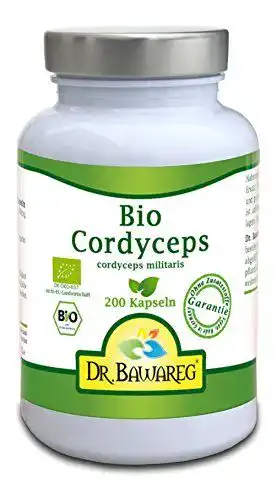 Cordyceps Dr. Bawareg BIO, militaris, 200 Vegi-Kapseln je 400mg