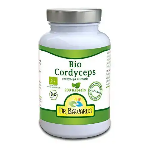 Cordyceps Dr. Bawareg BIO, militaris, 200 Vegi-Kapseln je 400mg