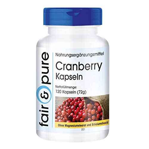 Die beste cranberry kapseln fair pure cranberry kapseln 120 kapseln Bestsleller kaufen