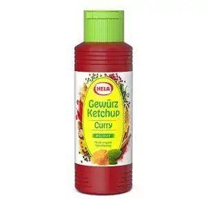 Curry-Ketchup HELA Curry Gewürz Ketchup delikat 12 x 348g