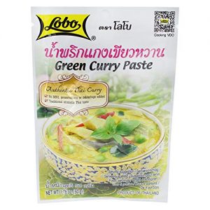 Currypaste Lobo Grüne Curry Paste, Original aus Thailand 12 x 50g