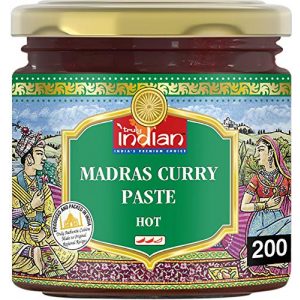 Currypaste Truly Indian Madras Hot – Scharfe Würzpaste 6 x 200 g