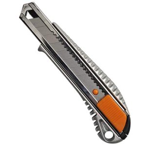 Cuttermesser Fiskars Profi- aus Metall, 18 mm, Orange/Metall