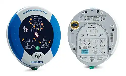 Defibrillator MedX5 PAD360P, Laien AED, vollautomatisch