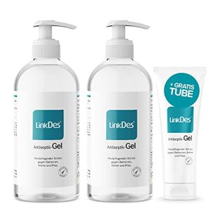 Desinfektionsgel LinkDes ® Antiseptik Gel 2x 500 ml, VAH gelistet