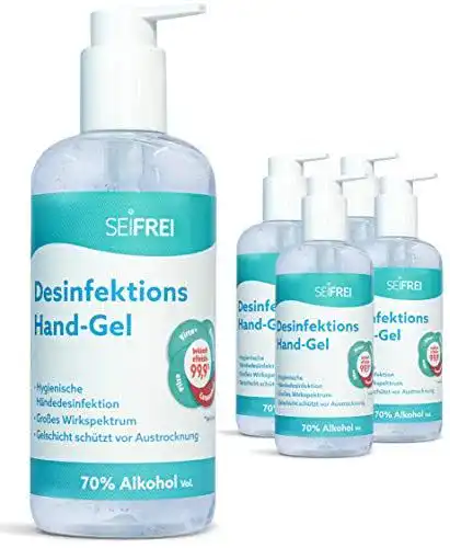 Desinfektionsgel SEIFREI ® Desinfektions Hand-Gel 5 x 500ml