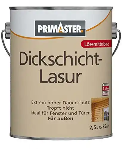 Dickschichtlasur Primaster SF1105 Holzlasur Holzfarbe Wandfarbe