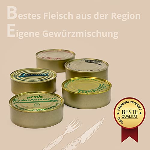 Dosenwurst Schwarzwald Metzgerei: Set – 5x 200g Wurstkonserven