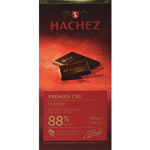 Dunkle Schokolade Hachez Cocoa Tafel – 88% Premier Cru Tafel