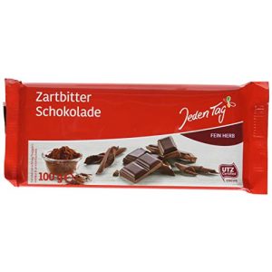 Dunkle Schokolade Jeden Tag Schokolade – Zartbitter, 100 g