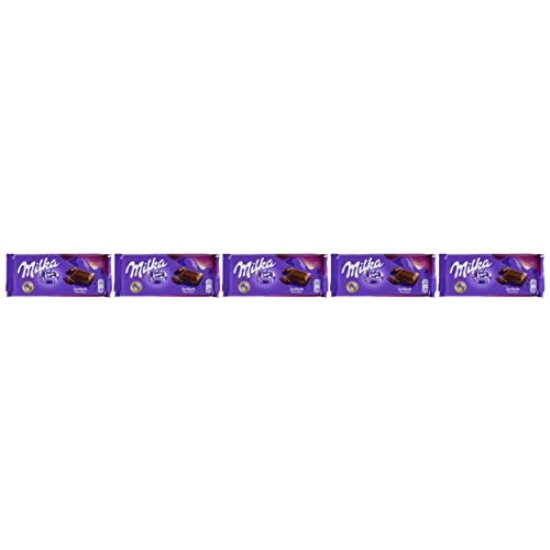 Dunkle Schokolade Milka Zartherb – Zartschmelzend 5 x 100g