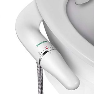 Dusch-WC Aufsatz SAMODRA Bidet Aufsatz, Ultra-Slim