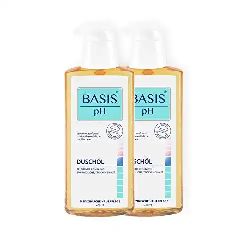 Duschöl Basis pH für trockene Haut, pH-hautneutral, 2 x 400ml
