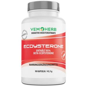 Ecdysteron VEMOHERB 95% E, 90 Kapseln, 980 mg pro Tagesdosis