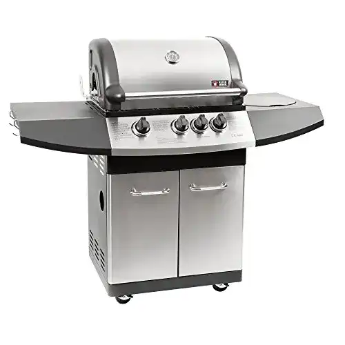 Edelstahl-Gasgrill Mayer Barbecue ZUNDA Gasgrill MGG-331 Pro