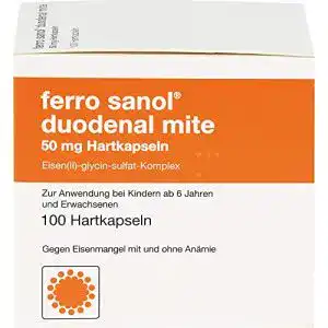 Eisentabletten Ferro sanol duodenal mite 50 mg Kapseln, 100 St.