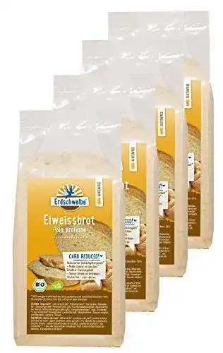 Eiweißbrot-Backmischung Erdschwalbe Bio Eiweiß Brot, 4 x 250g