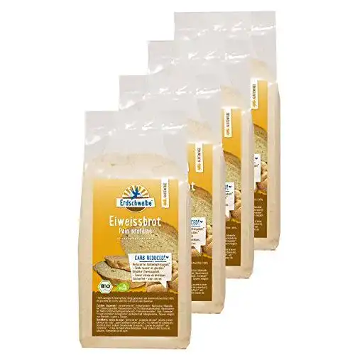 Eiweißbrot-Backmischung Erdschwalbe Bio Eiweiß Brot, 4 x 250g