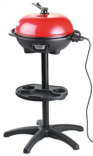 Elektro-Standgrill Rosenstein & Söhne Elektrischer Kugelgrill: 5in1