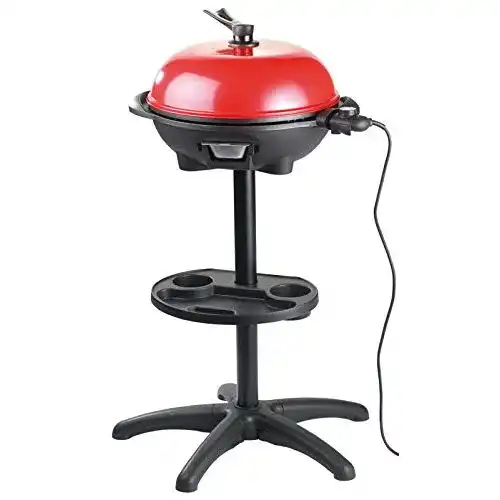 Elektro-Standgrill Rosenstein & Söhne Elektrischer Kugelgrill: 5in1