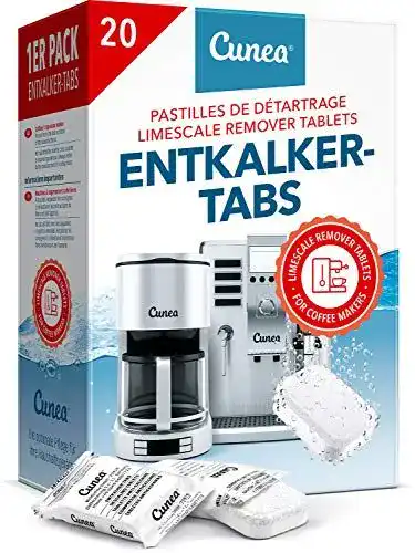 Entkalkungstabletten Kaffeevollautomat Cunea, 20 Tabs