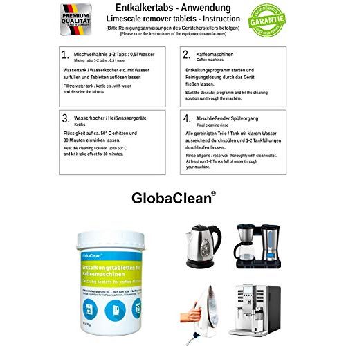 Entkalkungstabletten Kaffeevollautomat GlobaClean ® 30 Tabs