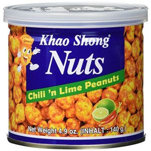 Erdnüsse Khao Shong Chili ‘n Lime Peanuts, Chili & Limette 140 g
