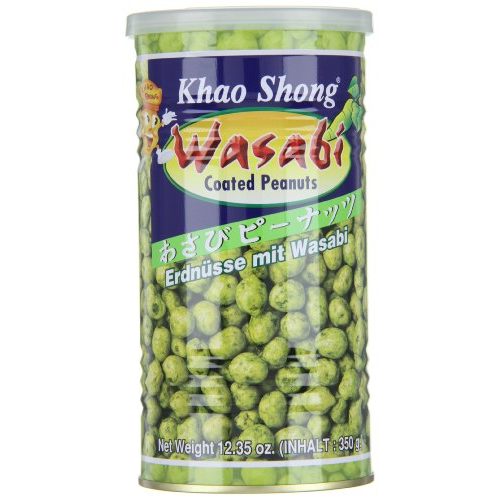 Erdnüsse Khao Shong mit Wasabi, knackig, (4 x 350 g Dose)