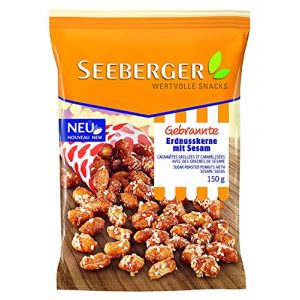 Erdnüsse Seeberger Gebrannte Erdnusskerne mit Sesam, 150g
