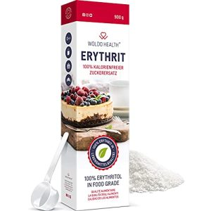 Erythrit WoldoHealth 900g Zuckerersatz ohne Kalorien vegan