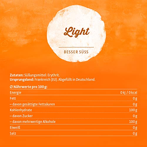 Erythrit Xucker Light 1kg Dose – kalorienfreier Zuckerersatz