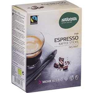 Espresso-Sticks Naturata Bio Espresso Kaffee-Sticks, 6 x 50 gr