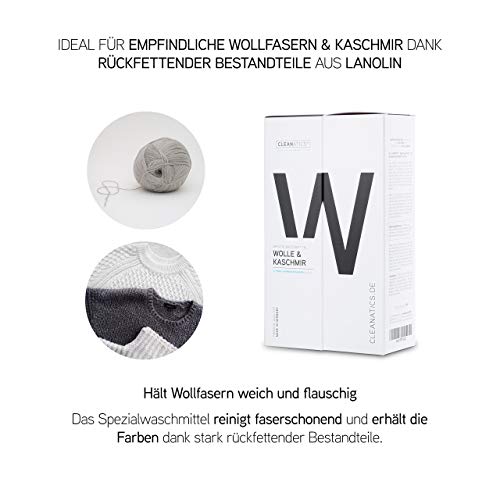 Feinwaschmittel CLEANATICS Wolle & Kaschmir Intensivpflege