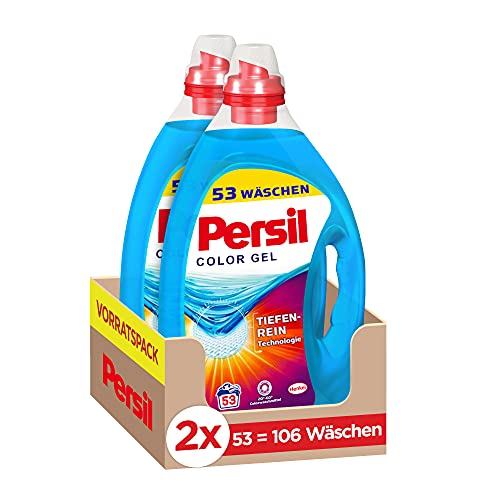 Die beste fluessigwaschmittel persil color kraft gel 2 x 53 waschladungen Bestsleller kaufen