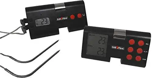 Funk-Grillthermometer Grillfürst Grillthermometer