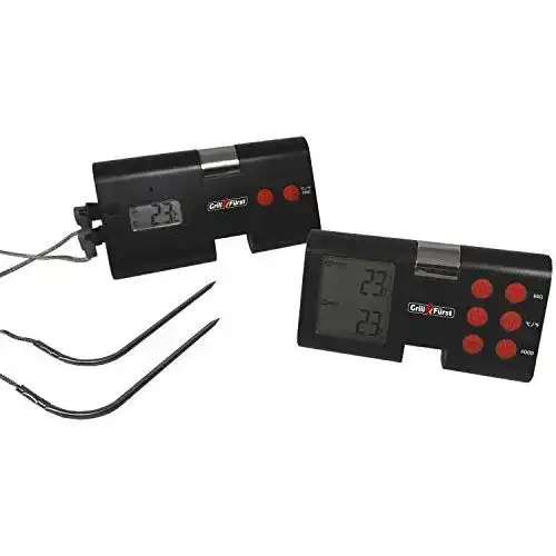 Funk-Grillthermometer Grillfürst Grillthermometer