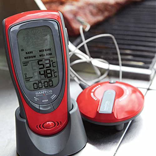 Funk-Grillthermometer SANTOS BBQ-Thermometer, digital