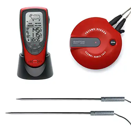 Funk-Grillthermometer SANTOS BBQ-Thermometer, digital