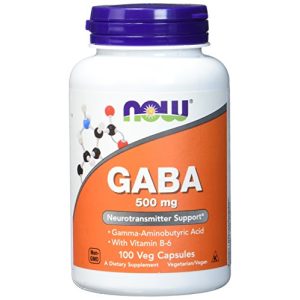 Gaba Now Foods Gamma-Amino-Buttersäure, 500mg, 100 Kapseln
