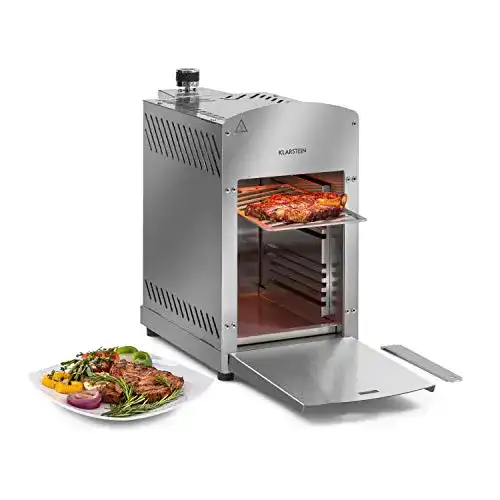Gasgrill mit Infrarotbrenner Klarstein Downfire Gasgrill, 3500 Watt