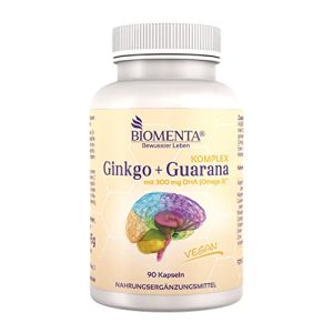 Gedächtnis-Tabletten BIOMENTA Ginkgo + Guarana Komplex