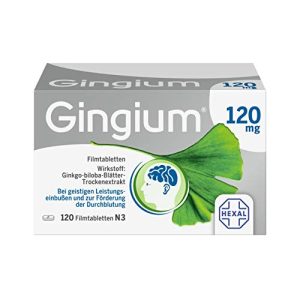 Gedächtnis-Tabletten Hexal Gingium 120 mg Filmtabletten, 120 St.