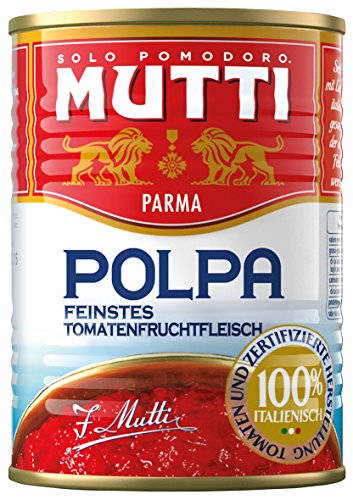 Die beste gehackte tomaten mutti polpa fine 6 x 400 g Bestsleller kaufen