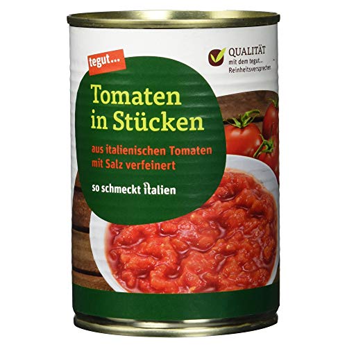Gehackte Tomaten tegut… Reinheitsversprechen 12 x 400 g