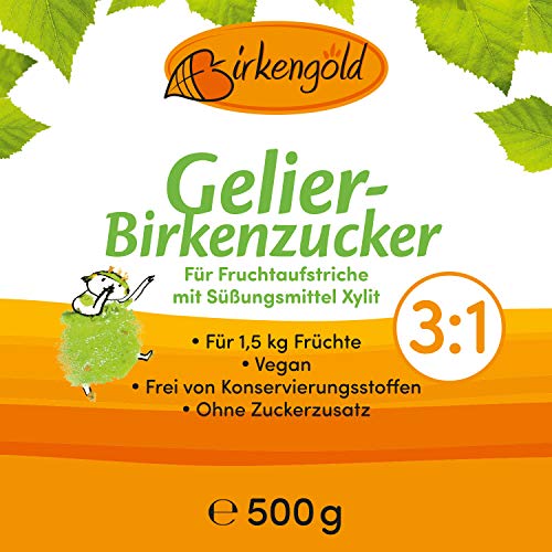 Gelierzucker Birkengold Gelier-Birkenzucker (Xylit), 500 g