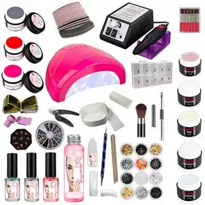Gelnagel-Set Alessia-Nails Nagelstudioset Rosa Starterset