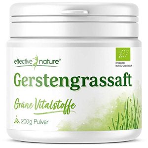 Gerstengras effective nature – Saft Pulver Bio – Rohkost, 200 g