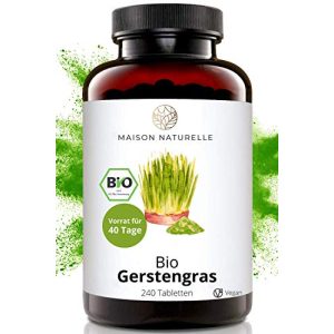 Gerstengras-Kapseln Maison Naturelle ® Tabletten, 240 Stück